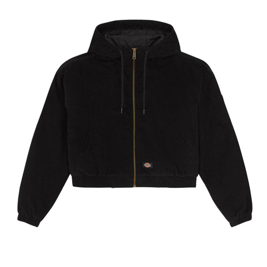 Giubbino Donna Dickies Corduroy JKT Crop Nero