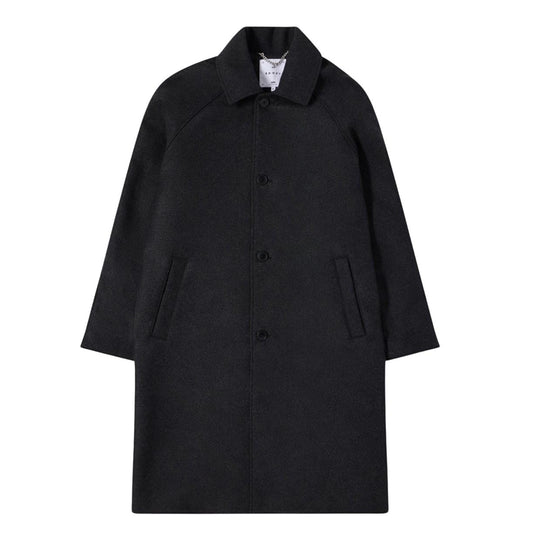 Cappotto Uomo Edwin Mac Wool Over Grigio