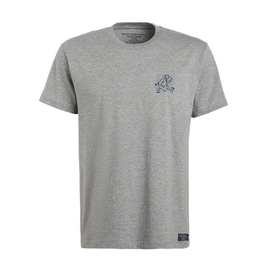 T-shirt Herren Manufaktur Ceccarelli Logo Grau