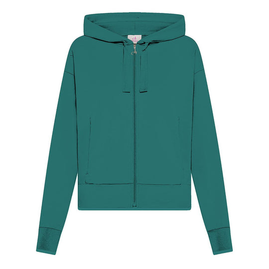 Felpa Donna Deha Con Cappuccio Full Zip Ottanio