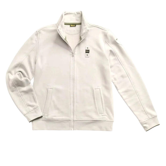 Men's Blauer City Full Zip Sweatshirt White