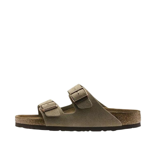 Sandali Unisex Birkenstock Arizona Plantare Morbido Beige