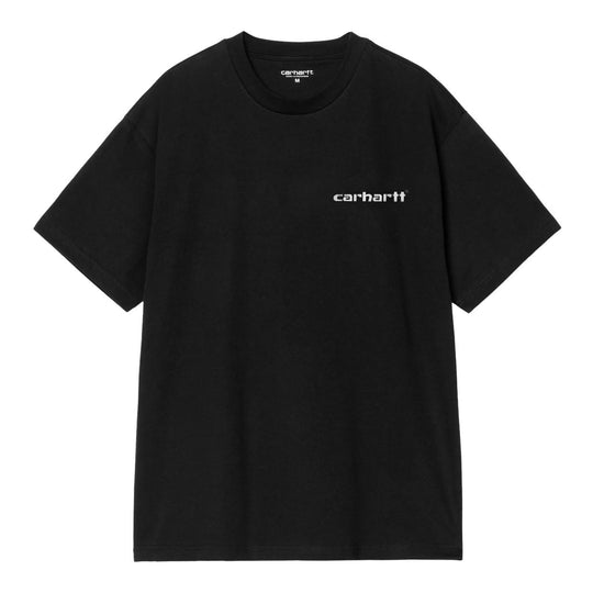 T-Shirt Uomo Carhartt Wip S/S Archive Lines Nero