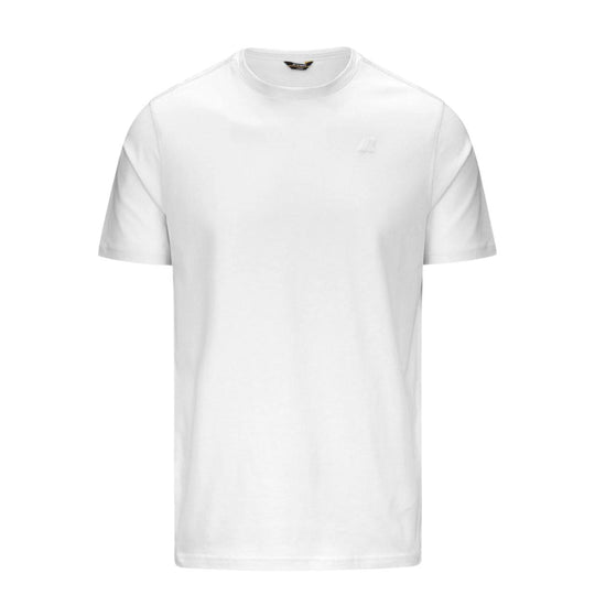 T-Shirt Uomo K-Way Odom Jersey Slim Bianco