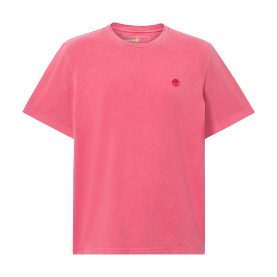 T-Shirt Uomo Timberland Dunstan River Garment Dye Corallo