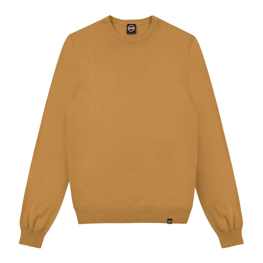 Colmar Men's Light Brown Washed Crew Neck Sweater