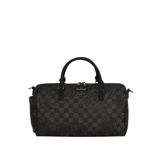 Borsa Sprayground 3AM Check Mini Duffle Nero