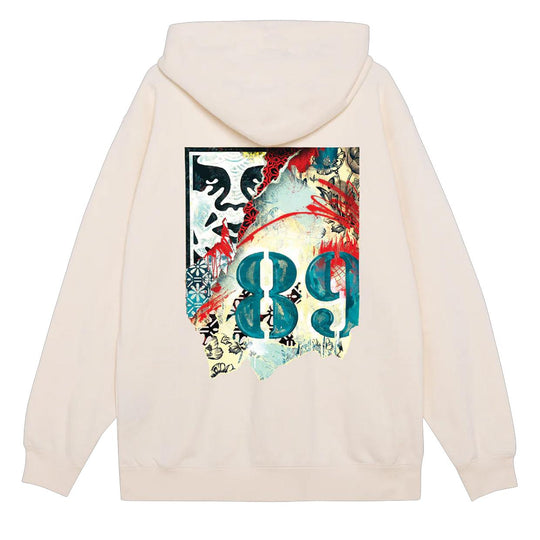 Felpa Obey Lisbon Icon Panna