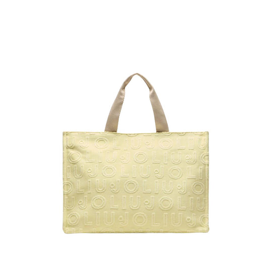 Borsa Liu-Jo Tote Grande Jacquard Giallo