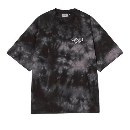 T-Shirt Uomo Carhartt Wip S/S Radiate Tiedye Nero Multicolor