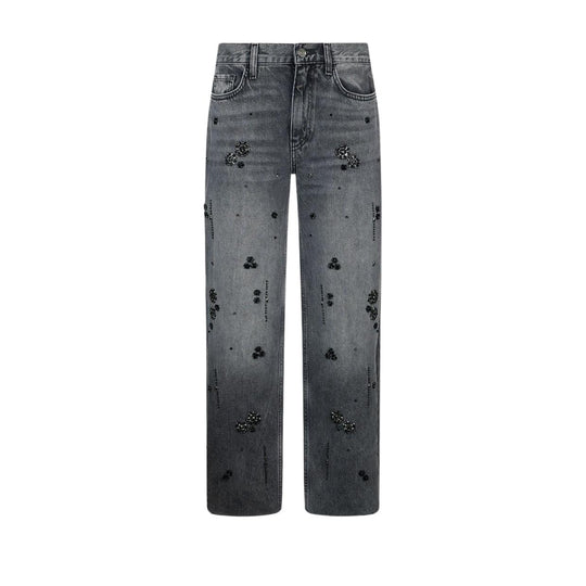 Jeans Donna LIU-JO Straight I W. Pietre Grigio