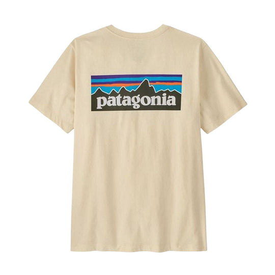 T-Shirt Uomo Patagonia P-6 Logo Natural