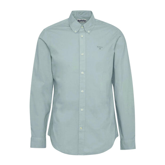 Camicia Uomo Barbour Tinta In Capo Verde