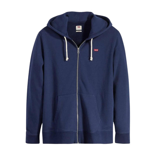 Herren-Sweatshirt Levi's Original Housemark mit durchgehendem Reißverschluss Blau