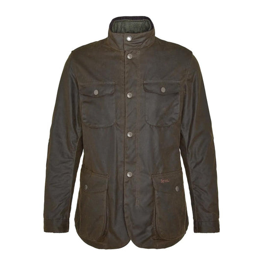 Giubbino Uomo Barbour Ogston Waxed Verde