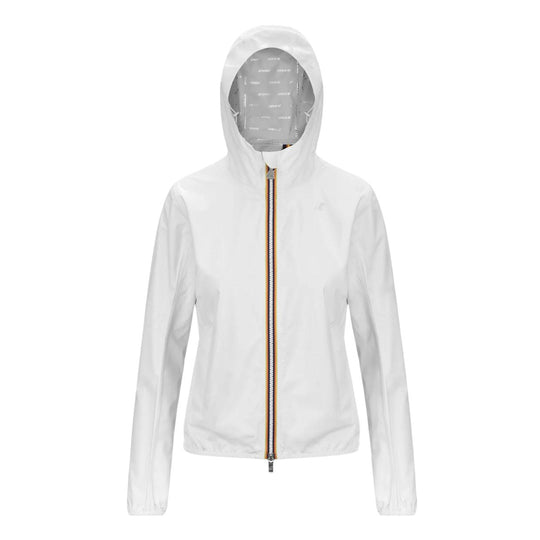 Damenjacke K-Way Lily Stretch Dot Weiß