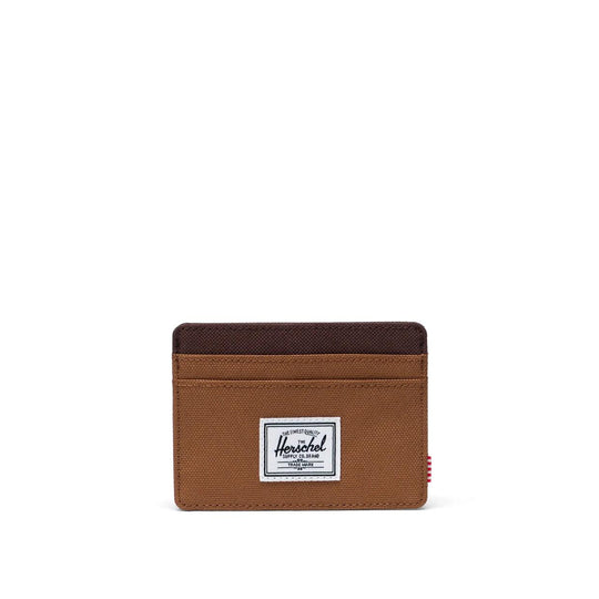 Portacarte Herschel Charlie Marrone
