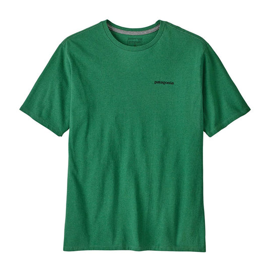T-shirt Uomo Patagonia P-6 Logo Responsibili-Tee Verde