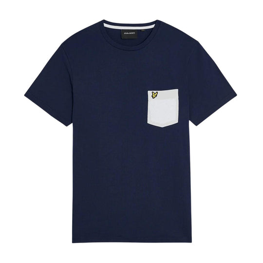T-shirt Uomo Lyle & Scott Taschino Blu / Bianco