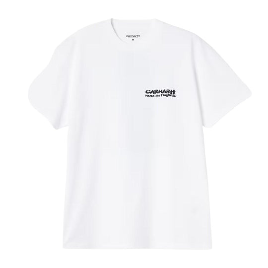 T-Shirt Uomo Carhartt Wip S/S Cubist Bianco
