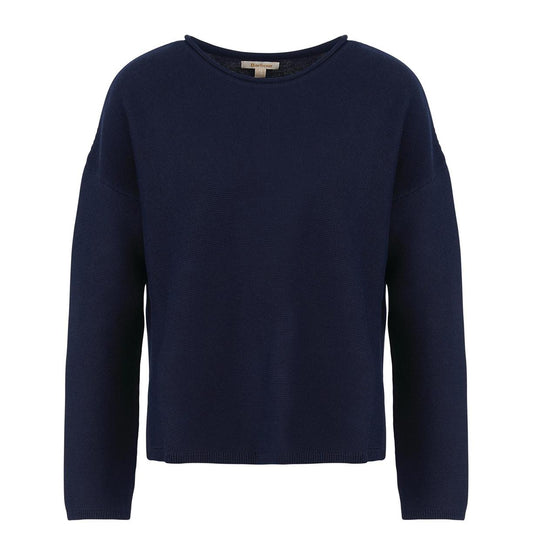 Women's Barbour Sweater Marine Blue Navy