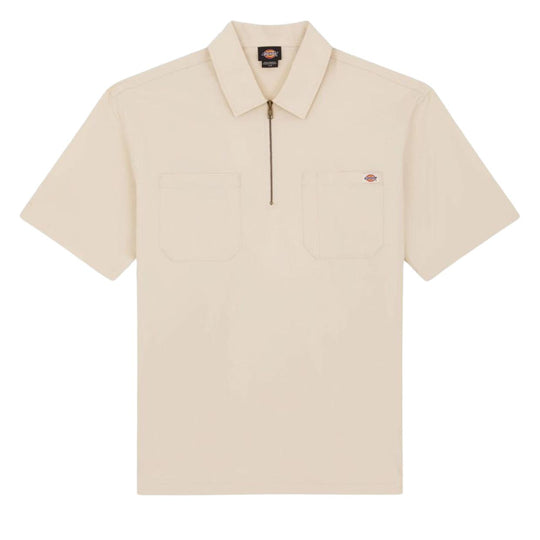 Herrenhemd Dickies Ranch Reißverschluss Creme