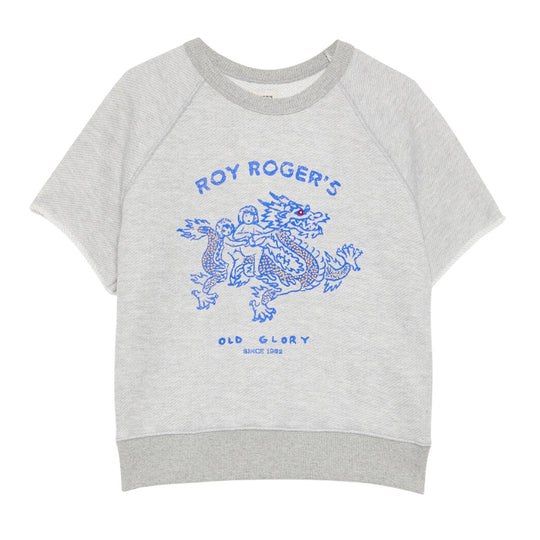 Damen-Sweatshirt Roy Roger's Baby Drache Grau