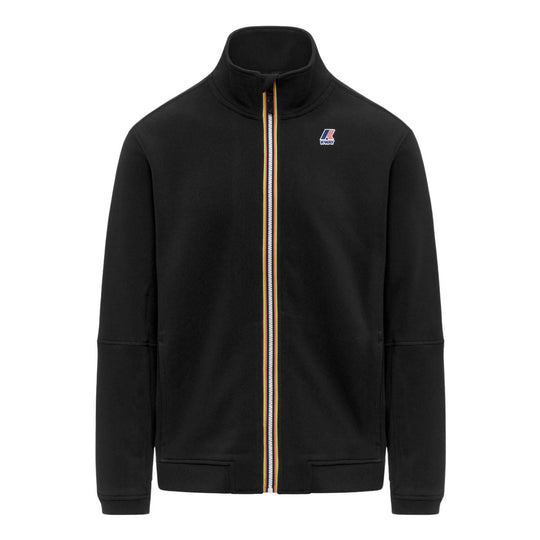Felpa Uomo K-Way Pepin Poly Cotton Nero