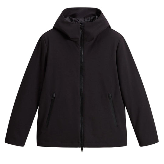 Giubbino Uomo Woolrich Pacific Softshell Nero