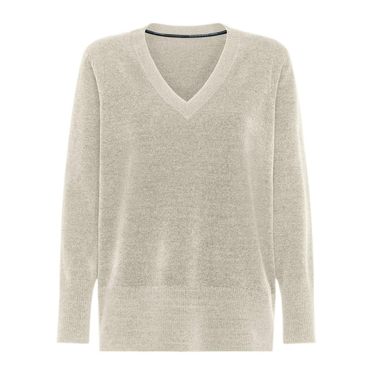 Maglia Donna RRD Velvet Vent V-Neck Sabbia