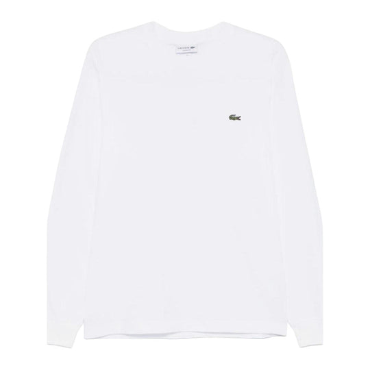 T-shirt Uomo Lacoste Maniche Lunghe Bianco