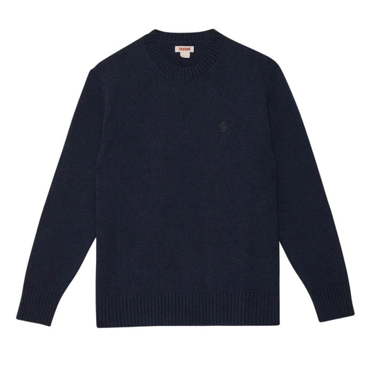 Maglione Uomo Baracuta Lana Merino Blu Navy