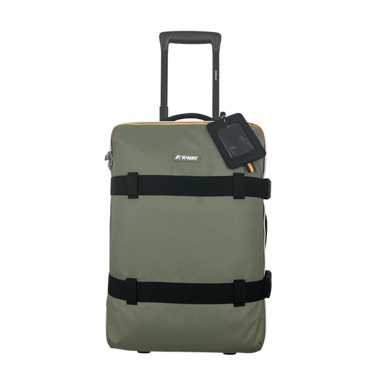 Valigia Unisex K-Way Blossac S Verde Militare