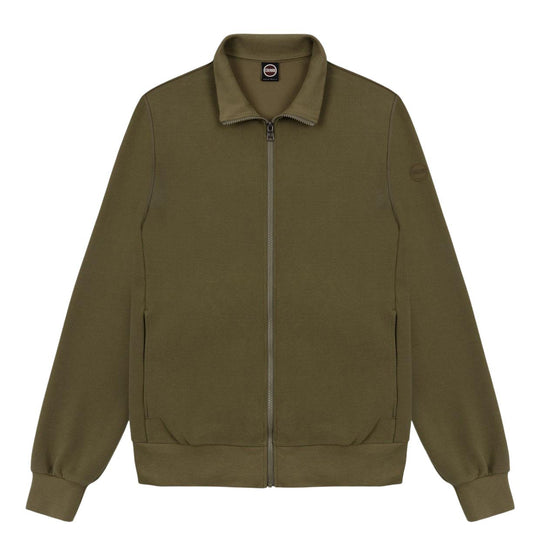 Felpa Uomo Colmar Full Zip Verde Militare