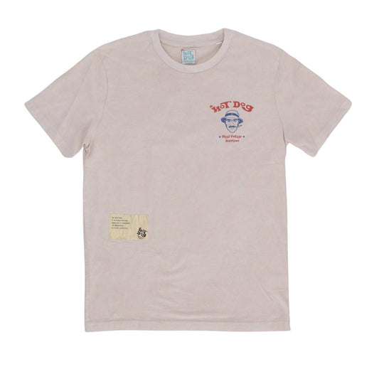 T-shirt Uomo Mr. Hot Dog Andy Warhol Bianco Sporco