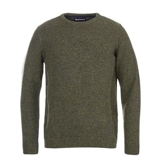 Maglione Barbour Essential Tisbury Verde Melange