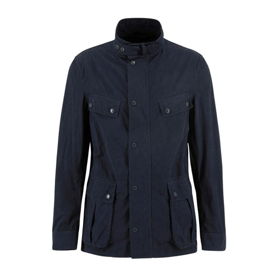 Giubbino Uomo Barbour International Garment Dyed Duke Blu