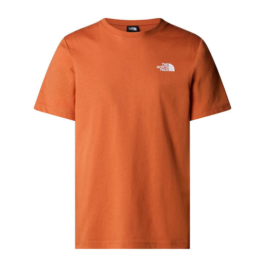 T-shirt Herren The North Face Redbox Orange / Schwarz