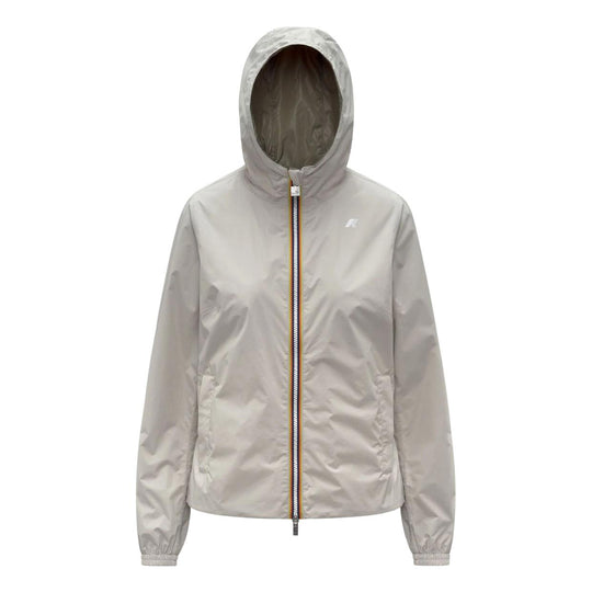 Giubbino Donna K-Way Lil 2.0 Plus Reversible Beige/Verde