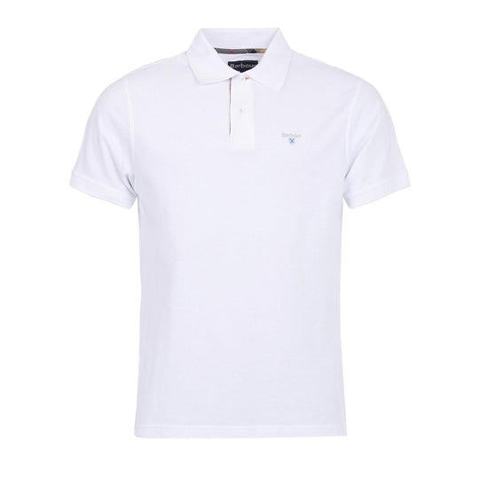 Heren polo Barbour Wit