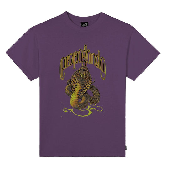T-shirt Herren Propaganda Reptile Lila