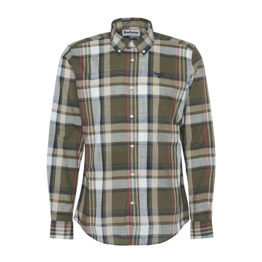Camicia Uomo Barbour Kidd Verde Multicolor