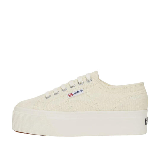 Damen Sneakers Superga 2790 Plateau Beige