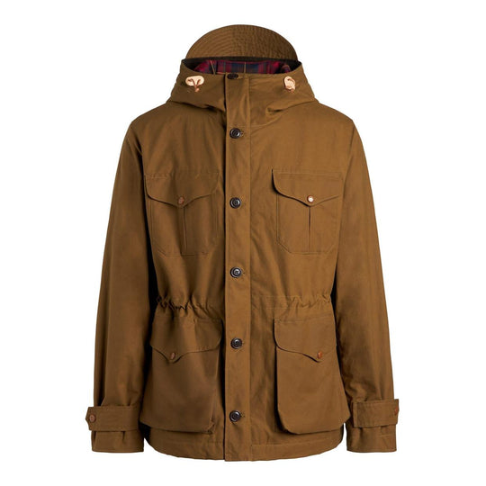 Herrenjacke Manifattura Ceccarelli Rain Weekender Braun