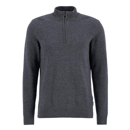 Maglione Uomo Barbour Holden Half Zip Grigio (GY53)