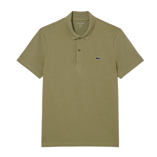 Polo Uomo Lacoste Regular Fit Ottoman Verde Khaki