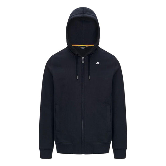 Felpa Uomo K-Way Anthony French Terry Blu Scuro