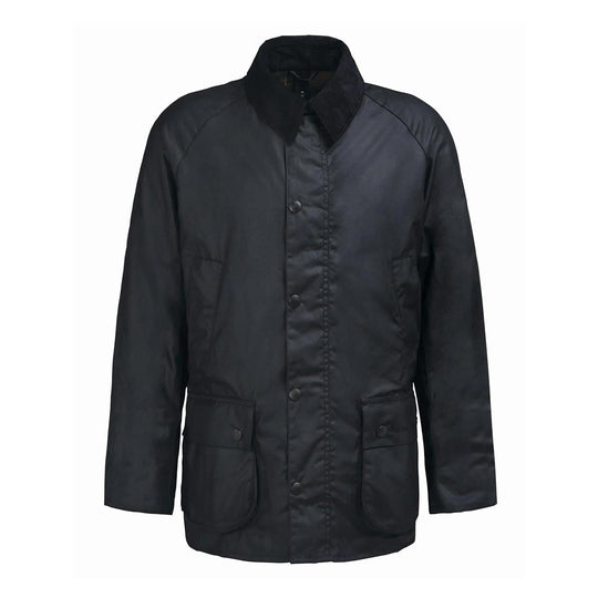 Giubbino Uomo Barbour Ashby Wax Nero