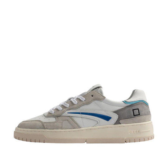 Sneakers Uomo D.A.T.E. Torneo Pure Soft Bianco / Grigio