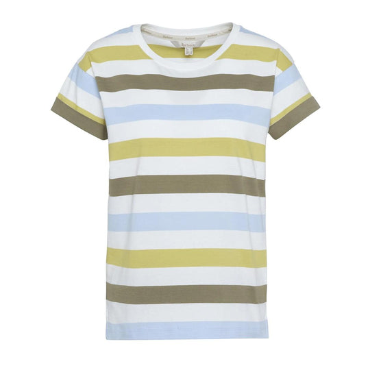 Women's Barbour Lyndale T-shirt White Multicolor